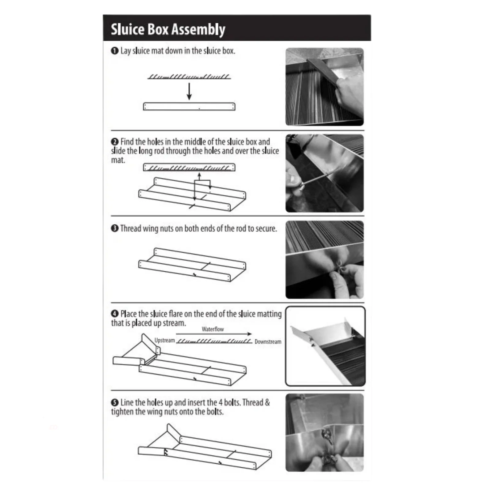 Aluminium Bi-Fold Sluice - Image 5