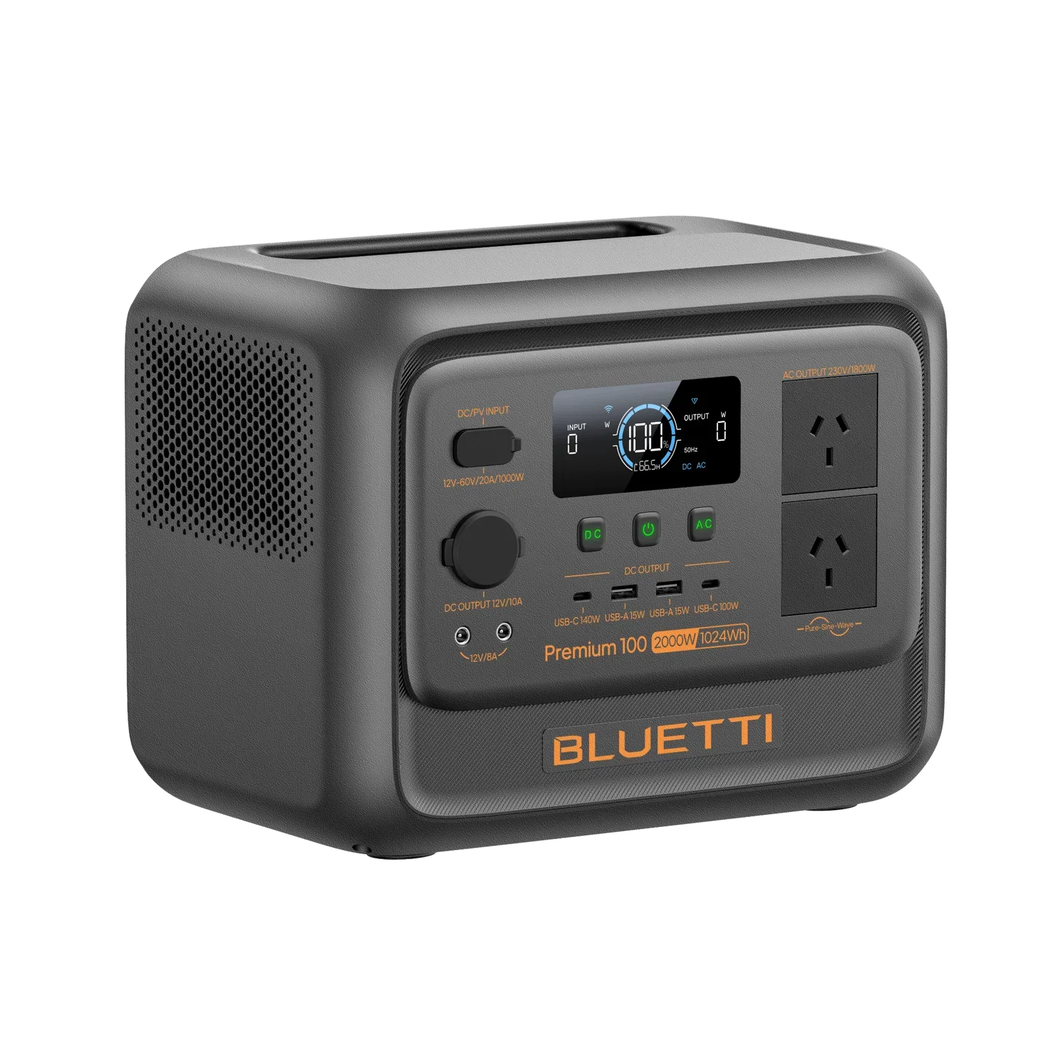 Premium 100 V2 BLUETTI Off-Grid Power Station (1,800W 1,024Wh) - Image 19