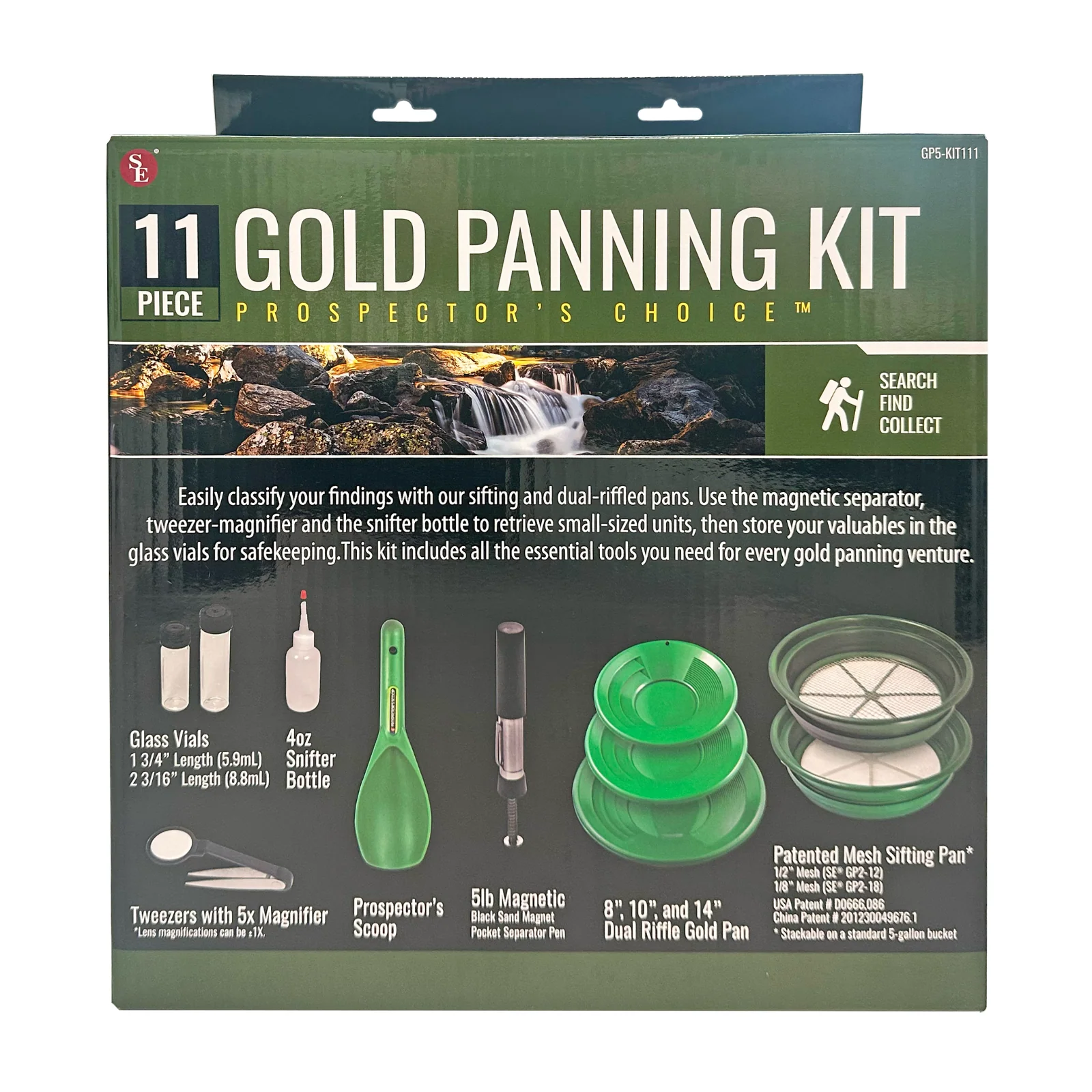 Gold Panning Kit (11 Pieces) - Image 6