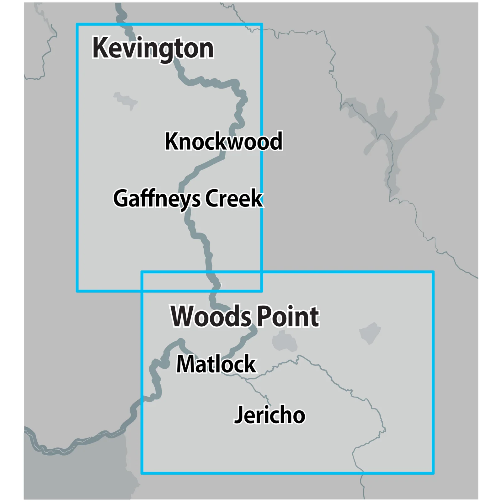 VIC Woods Point Kevington GOLD MAP - Image 2