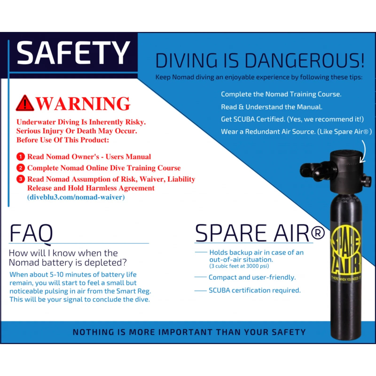 NOMAD MINI Tankless Dive System - Image 14