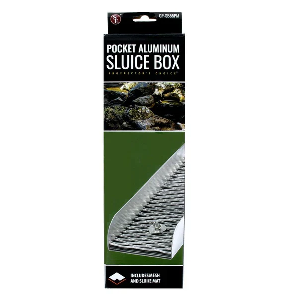 Pocket Aluminium Sluice with Ribbed Mat - Image 3