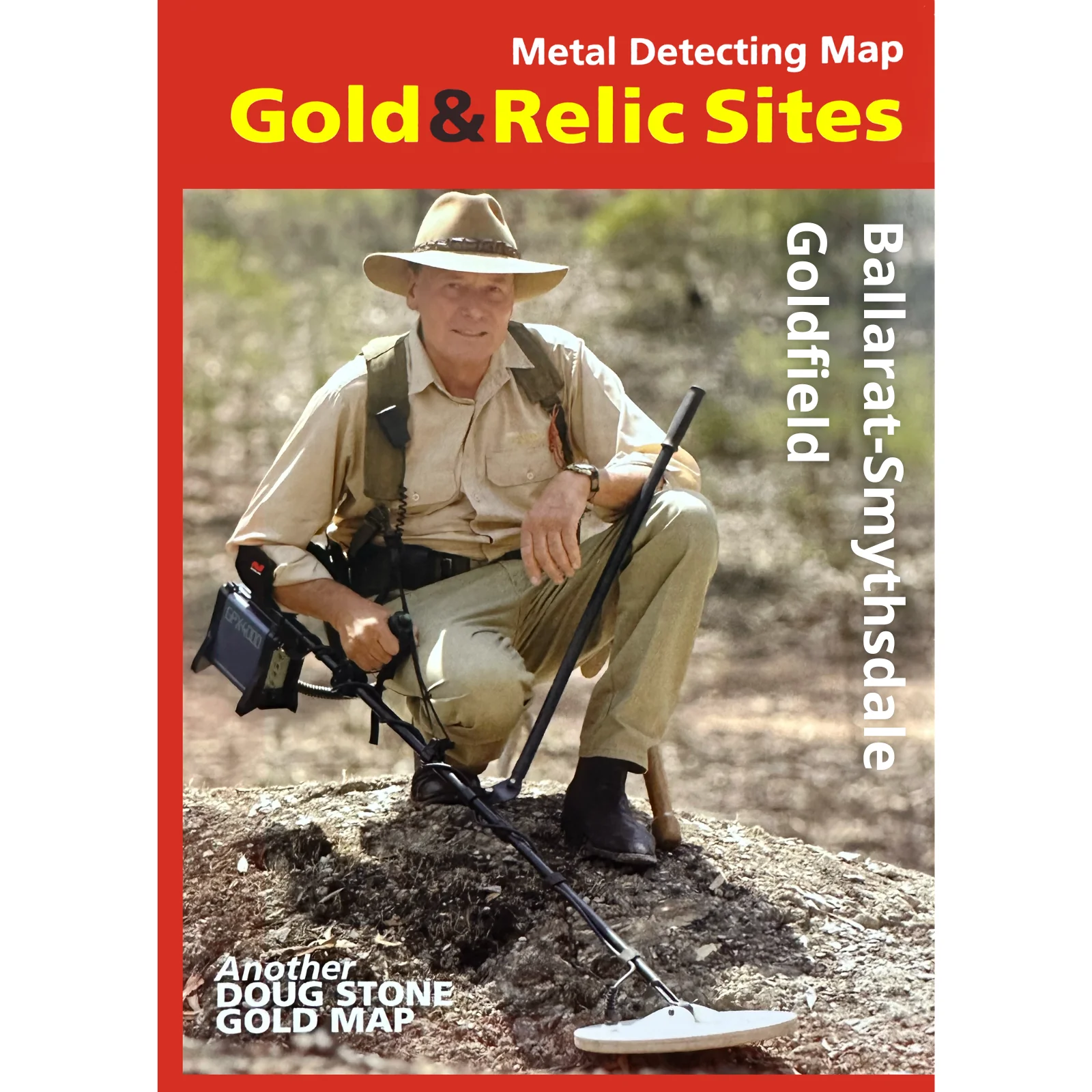 VIC Ballarat Smythesdale GOLD & RELIC MAP