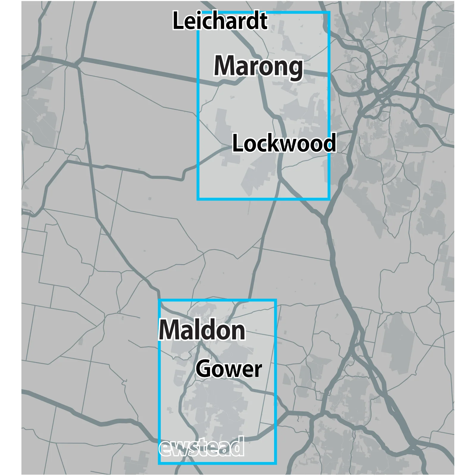VIC Maldon Marong GOLD MAP - Image 2