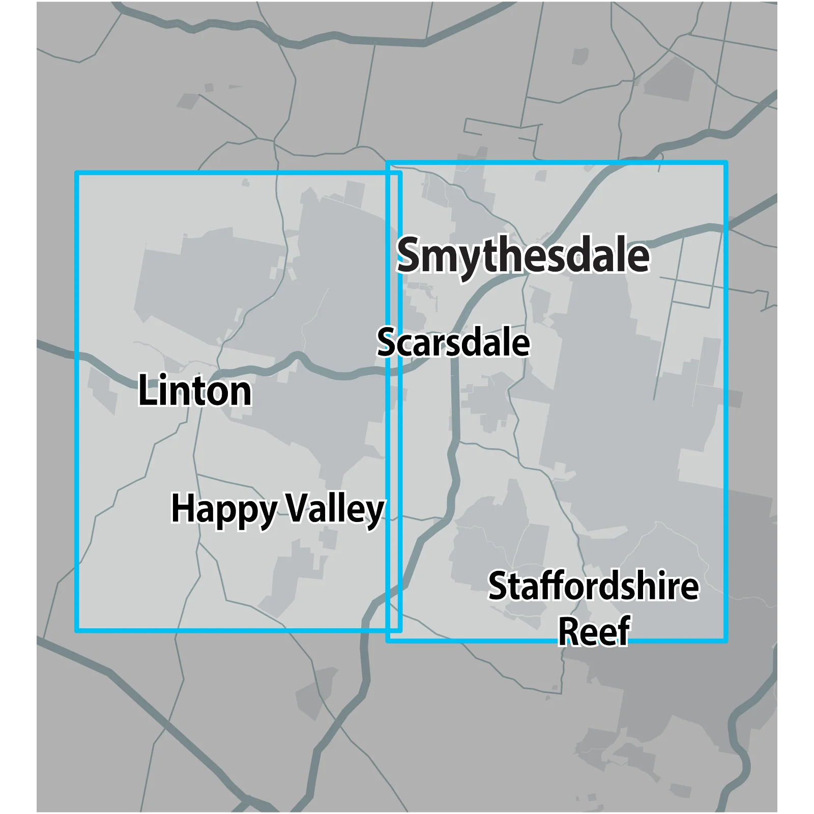 VIC Smythesdale Linton GOLD MAP - Image 2