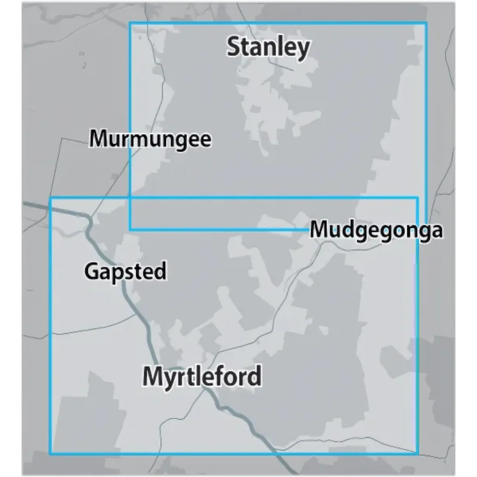 VIC Stanley Myrtleford GOLD MAP - Image 2