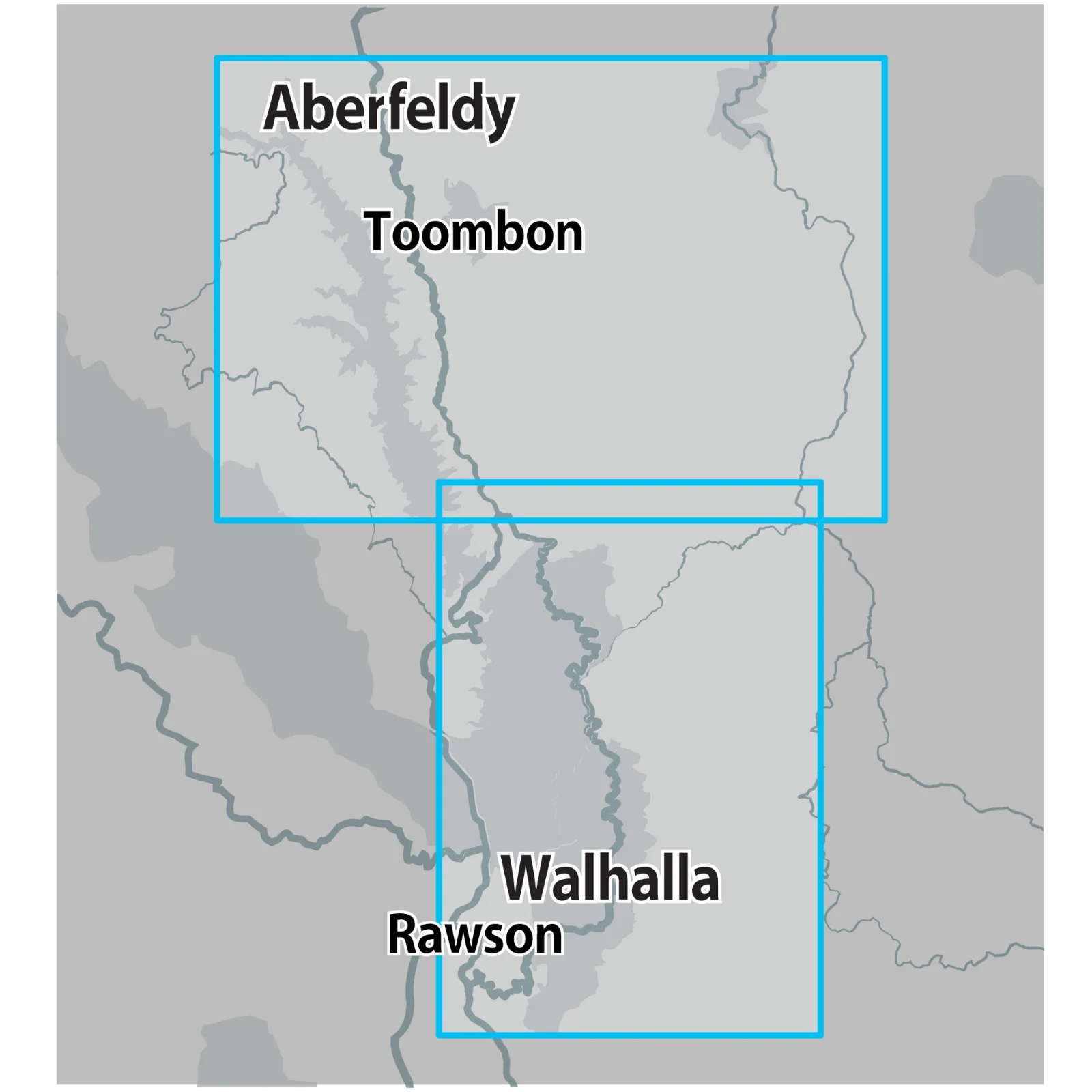 VIC Walhalla Aberfeldy GOLD MAP - Image 2