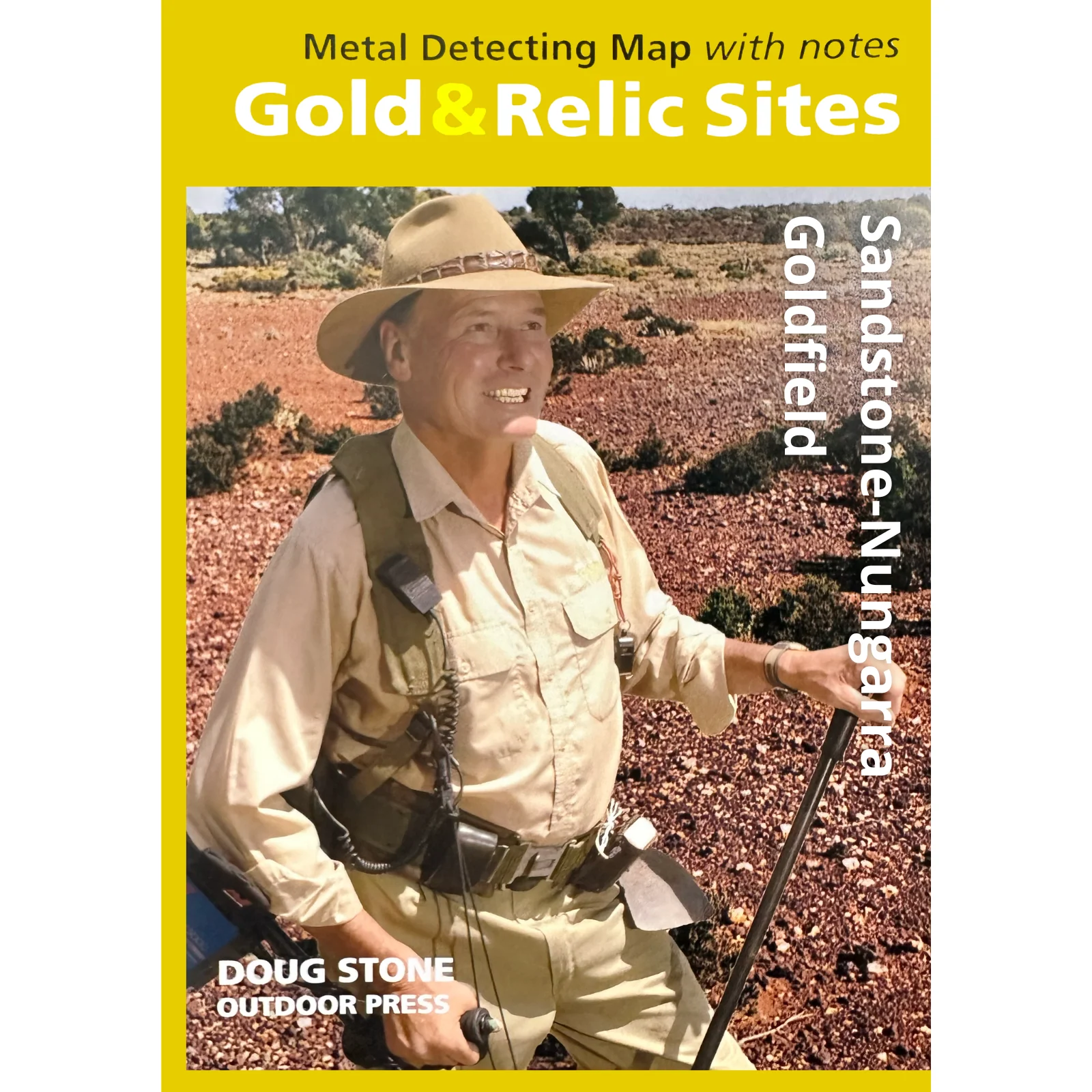 WA Sandstone Nunngarra GOLD & RELIC MAP